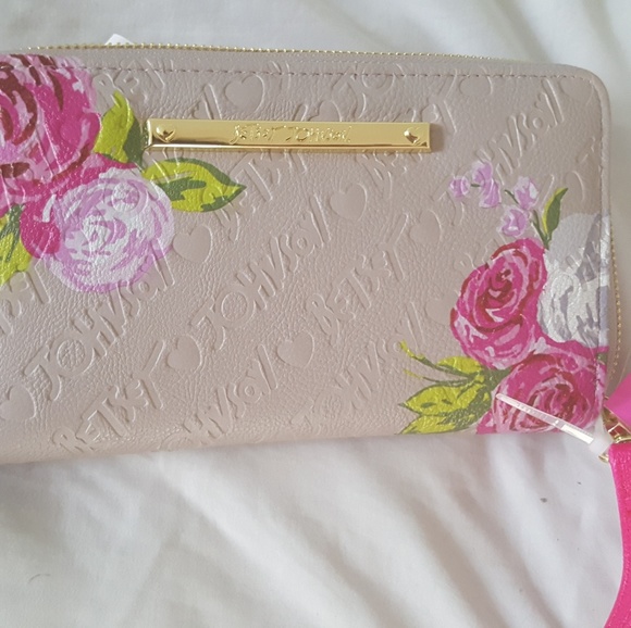 🌼 Betsey Johnson zip around wristlet/wallet - Picture 2 of 8